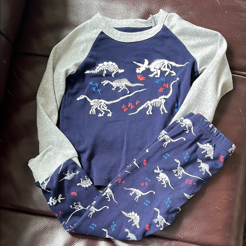 Unbranded cotton dinosaur print pj set size 3t